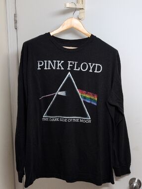PINK FLOYD BLACK LONGSLEEVE TOP SIZE X LARGE